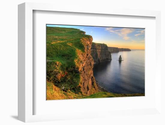 Cliffs of Moher at Sunset - Ireland-Patryk Kosmider-Framed Photographic Print