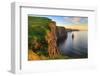 Cliffs of Moher at Sunset - Ireland-Patryk Kosmider-Framed Photographic Print