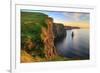 Cliffs of Moher at Sunset - Ireland-Patryk Kosmider-Framed Photographic Print