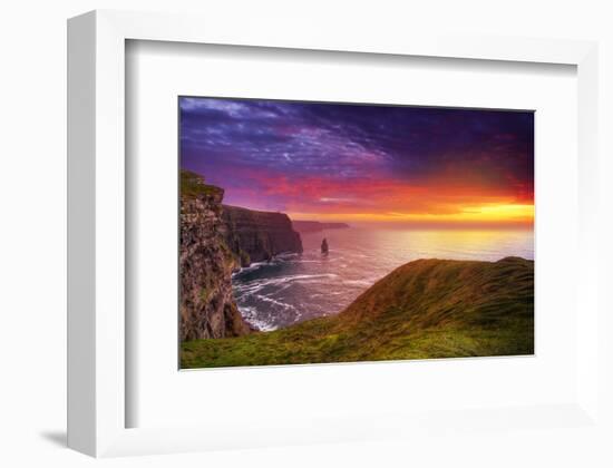 Cliffs of Moher Clare Ireland-null-Framed Art Print