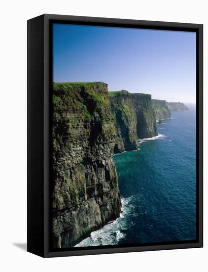 Cliffs of Moher, County Clare, Ireland-Steve Vidler-Framed Stretched Canvas