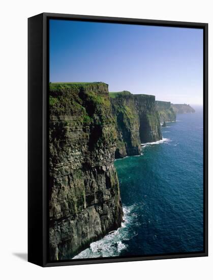 Cliffs of Moher, County Clare, Ireland-Steve Vidler-Framed Stretched Canvas