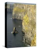 Cliffs of Moher, County Clare, Munster, Republic of Ireland-Gary Cook-Stretched Canvas