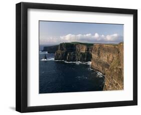 Cliffs of Moher, Rising to 230M in Height, O'Brians Tower and Breanan Mor Seastack, County Clare-Gavin Hellier-Framed Photographic Print