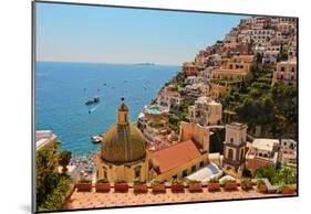 Cliffs of the Almafi Coast Italy-null-Mounted Poster