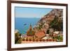 Cliffs of the Almafi Coast Italy-null-Framed Photo