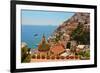 Cliffs of the Almafi Coast Italy-null-Framed Photo