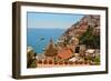 Cliffs of the Almafi Coast Italy-null-Framed Photo