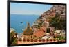 Cliffs of the Almafi Coast Italy-null-Framed Photo