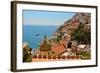 Cliffs of the Almafi Coast Italy-null-Framed Photo