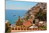 Cliffs of the Almafi Coast Italy-null-Mounted Photo