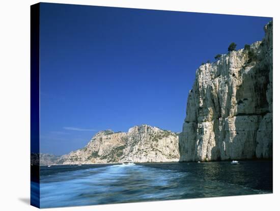 Cliffs of the Calanques, Near Cassis, Bouches-Du-Rhone, Cote D'Azur, Provence, France-Tomlinson Ruth-Stretched Canvas