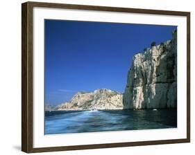 Cliffs of the Calanques, Near Cassis, Bouches-Du-Rhone, Cote D'Azur, Provence, France-Tomlinson Ruth-Framed Photographic Print