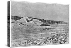 Cliffs of the Igharghar, Taken from the North of Temassinin, C1890-Armand Kohl-Stretched Canvas