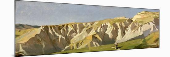 Cliffs of Volterra-Elihu Vedder-Mounted Giclee Print