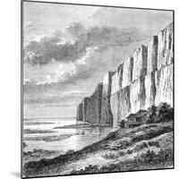 Cliffs of Yellow Earth on the Hoang-Ho, C1890-null-Mounted Giclee Print
