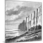 Cliffs of Yellow Earth on the Hoang-Ho, C1890-null-Mounted Giclee Print