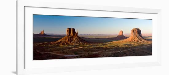 Cliffs on a Landscape, Monument Valley, Monument Valley Tribal Park, Utah, USA-null-Framed Photographic Print