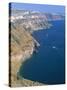 Cliffs on Basin of Caldera, Island of Santorini (Thira), Cyclades Islands, Greece-Sergio Pitamitz-Stretched Canvas