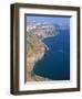 Cliffs on Basin of Caldera, Island of Santorini (Thira), Cyclades Islands, Greece-Sergio Pitamitz-Framed Photographic Print