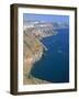 Cliffs on Basin of Caldera, Island of Santorini (Thira), Cyclades Islands, Greece-Sergio Pitamitz-Framed Photographic Print