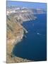 Cliffs on Basin of Caldera, Island of Santorini (Thira), Cyclades Islands, Greece-Sergio Pitamitz-Mounted Photographic Print