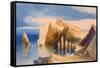 Cliffs on the North East Side of Point Lorenzo, Madeira-John Sell Cotman-Framed Stretched Canvas