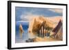 Cliffs on the North East Side of Point Lorenzo, Madeira-John Sell Cotman-Framed Giclee Print