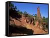 Cliffs Where Ochre was Once Mined, Roussillon, Provence, France-John Miller-Framed Stretched Canvas