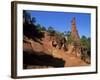 Cliffs Where Ochre was Once Mined, Roussillon, Provence, France-John Miller-Framed Photographic Print