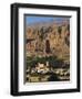 Cliffs with Empty Niche Where the Famous Carved Buddha Once Stood, Afghanistan, Bamiyan Province,-Jane Sweeney-Framed Photographic Print