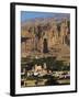 Cliffs with Empty Niche Where the Famous Carved Buddha Once Stood, Afghanistan, Bamiyan Province,-Jane Sweeney-Framed Photographic Print