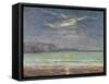 Cliffs with Setting Sun-Maxime Emile Louis Maufra-Framed Stretched Canvas