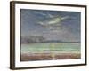 Cliffs with Setting Sun-Maxime Emile Louis Maufra-Framed Giclee Print