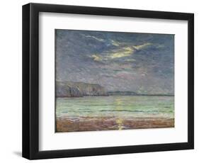 Cliffs with Setting Sun-Maxime Emile Louis Maufra-Framed Giclee Print