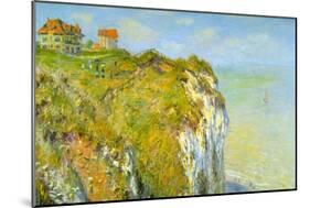 Cliffs-Claude Monet-Mounted Art Print