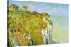 Cliffs-Claude Monet-Stretched Canvas