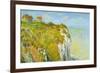 Cliffs-Claude Monet-Framed Premium Giclee Print