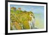 Cliffs-Claude Monet-Framed Premium Giclee Print