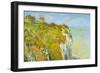 Cliffs-Claude Monet-Framed Premium Giclee Print