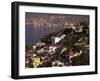 Cliffside Homes on Acapulco Bay, Mexico-Walter Bibikow-Framed Photographic Print