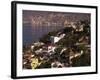 Cliffside Homes on Acapulco Bay, Mexico-Walter Bibikow-Framed Photographic Print