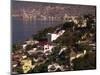 Cliffside Homes on Acapulco Bay, Mexico-Walter Bibikow-Mounted Photographic Print