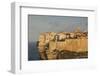 Cliffside Houses at Dawn, Bonifacio, Corsica, France-Walter Bibikow-Framed Photographic Print