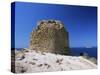 Clifftop Ruin at the Punta De L'Escaleta, Benidorm, Valencia, Spain-Ruth Tomlinson-Stretched Canvas
