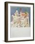 Clifftop Town, C.1930-John Armstrong-Framed Giclee Print