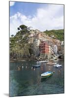 Clifftop Village of Riomaggiore, Cinque Terre, UNESCO World Heritage Site, Liguria, Italy, Europe-Gavin Hellier-Mounted Photographic Print