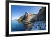 Clifftop Village of Riomaggiore, Cinque Terre, UNESCO World Heritage Site, Liguria, Italy, Europe-Gavin Hellier-Framed Photographic Print