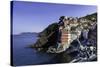 Clifftop Village of Riomaggiore, Cinque Terre, UNESCO World Heritage Site, Liguria, Italy, Europe-Gavin Hellier-Stretched Canvas