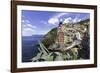 Clifftop Village of Riomaggiore, Cinque Terre, UNESCO World Heritage Site, Liguria, Italy, Europe-Gavin Hellier-Framed Photographic Print